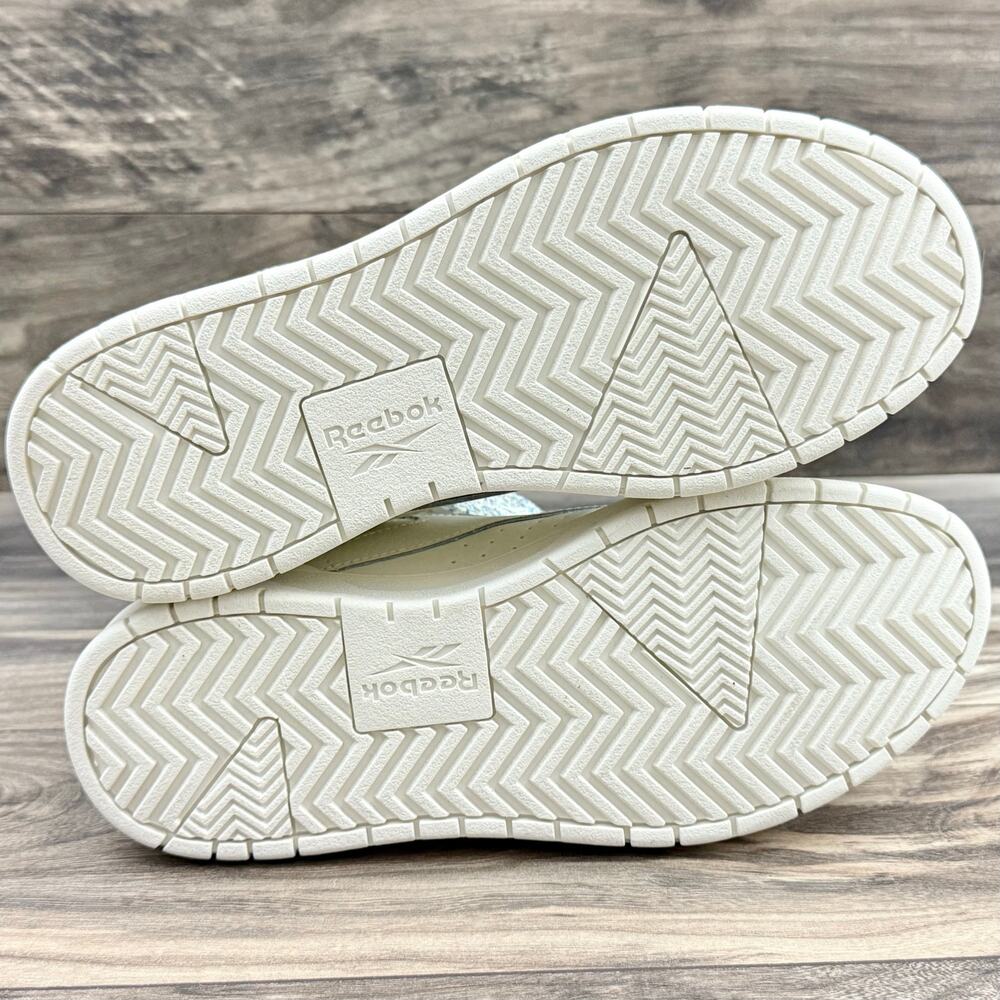 NIB Reebok 8.5M 39 Tech G Geo 90s Womens Sneakers Chalk White Green Retro - Picture 9 of 12